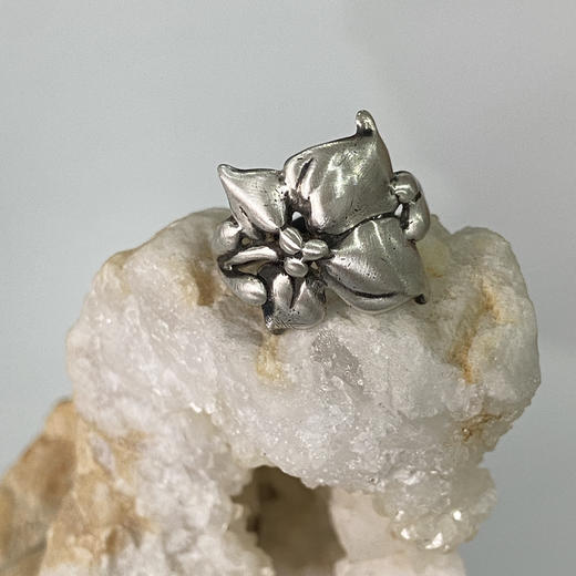 欧洲中古纯银戒指 N267 商品图0