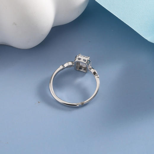 【宏艺珠宝】方糖星芒·银s925戒指 商品图2