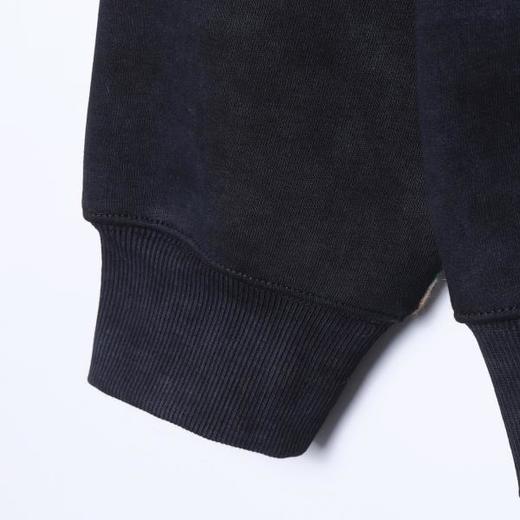 WY1539SDSA男士秋冬新款痞帅男装潮牌扎染拼接针织连帽卫衣百搭时尚上衣 商品图4