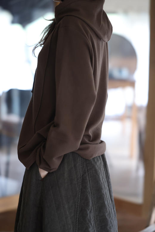 德绒连帽卫衣 商品图2