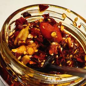 [屁侠推荐] 饭扫光X一饭封神联名 松茸坚果油辣子 拌鞋底子都好吃的油辣子 5分钟复刻星级炒饭 210g/瓶 