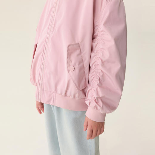 马克珍妮时尚松弛男女童棒球服外套2026年春装新款250087 商品图4