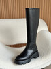 1222-3 渠道货 秦岚同款 GR头层小牛皮 超轻发泡厚底 炒鸡软糯高筒靴  长靴 商品缩略图2