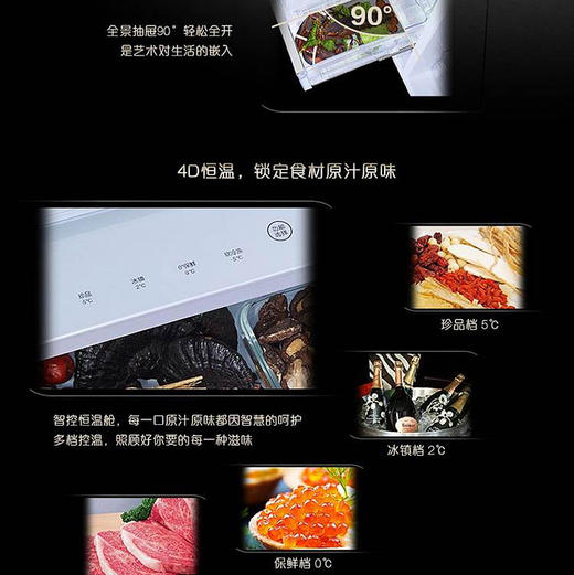 卡萨帝（Casarte）冰箱 BCD-622WDCAU1 商品图3