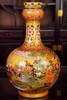 金丝珐琅韩熙载桃李夜宴图蒜头瓶 商品缩略图0