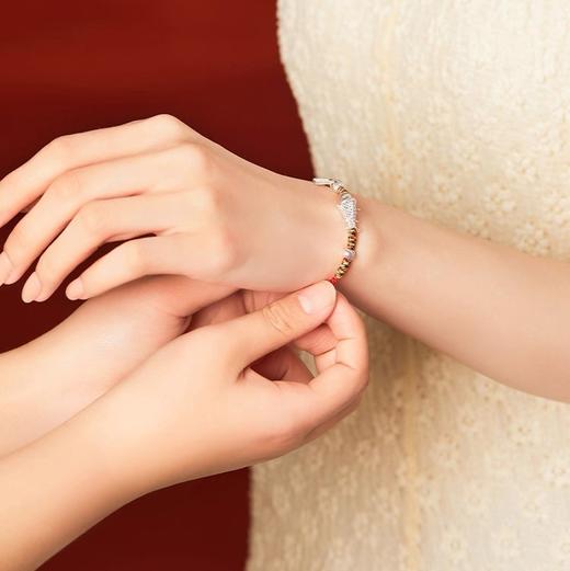 GIRTI足银999锦鲤上岸新年红绳 礼盒装一物一证 商品图2