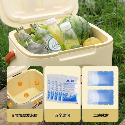 【BakerStone】贝克营米黄色便携保温箱 商品图2