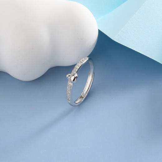 【宏艺珠宝】福禄星环·银s925戒指 商品图0