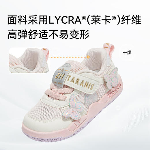 泰兰尼斯211春季新款儿童鞋学步鞋宝宝鞋防滑软底机能鞋女童鞋子T25T6A8584 商品图2