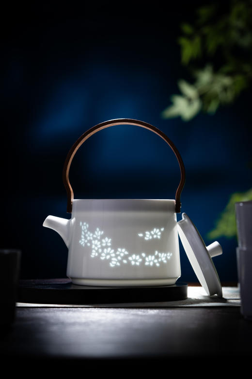 富玉 | 景德镇高温玲珑瓷 玉兰花茶咖具组合 商品图2