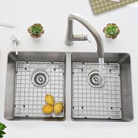 美国 TORIBIO 食品级304不锈钢水槽沥水网格 厨房多功能收纳架