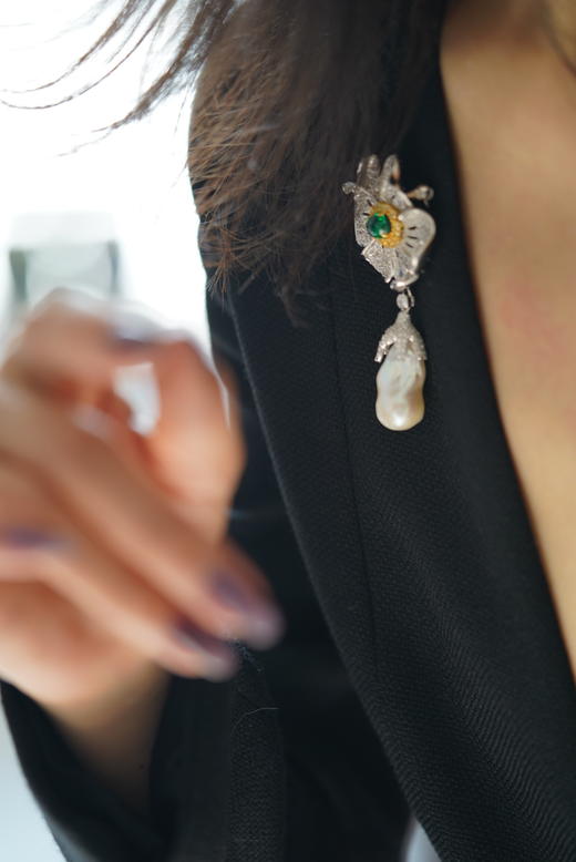 高定珠宝【碧色玉雪】巴洛克 商品图0