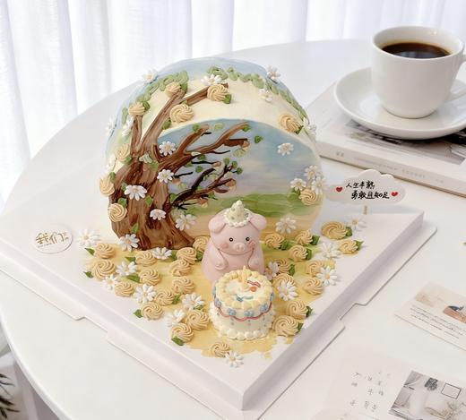 多款式~半圆露营户外小动物/小王子蛋糕-低糖处理无添加 商品图1