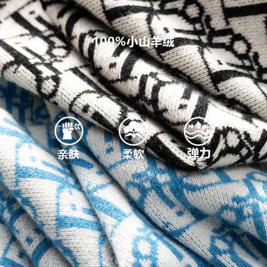 100%Baby小山羊绒~重工提花立领拉链开衫外套女BABY250503 商品图1