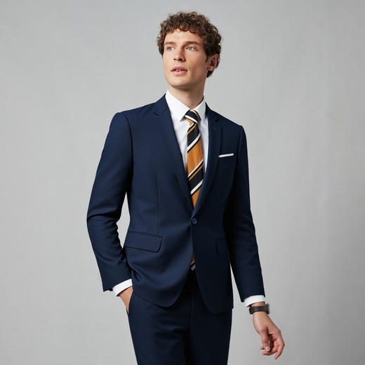 【挺括有型】罗蒙男士西服单西职场通勤商务风气质格调单西外套男 商品图2