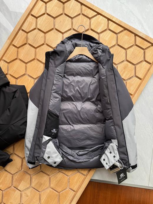 可隆两色连帽保暖拼色官网同步款鸭绒服 商品图4