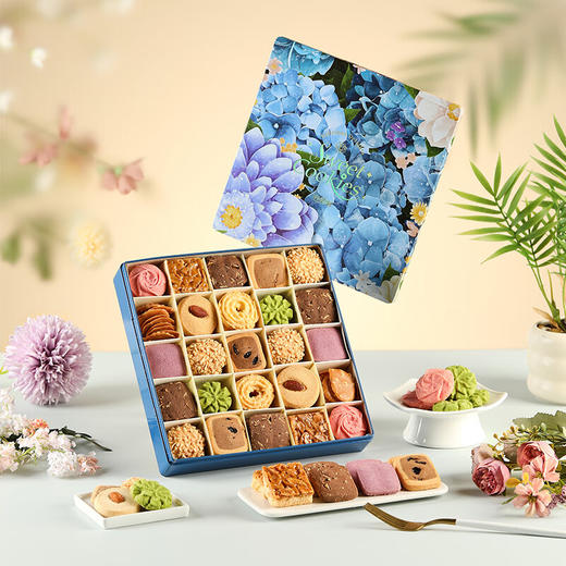 悠享时（YOTIME）什锦曲奇饼干礼盒-十样锦600g 商品图1