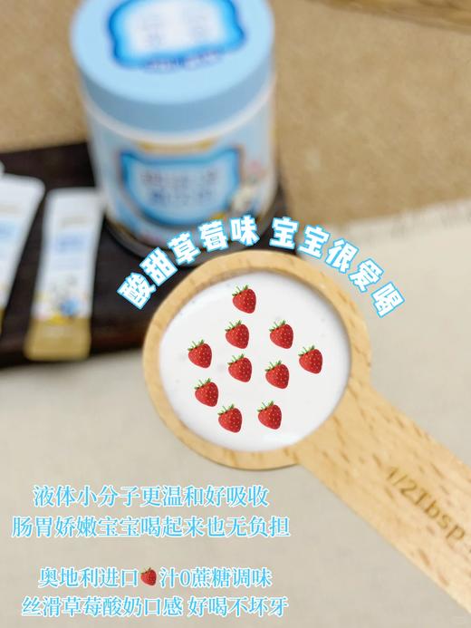 诺特兰德钙铁锌直饮包【10毫升*36条/桶】乳酸菌草莓味 商品图2
