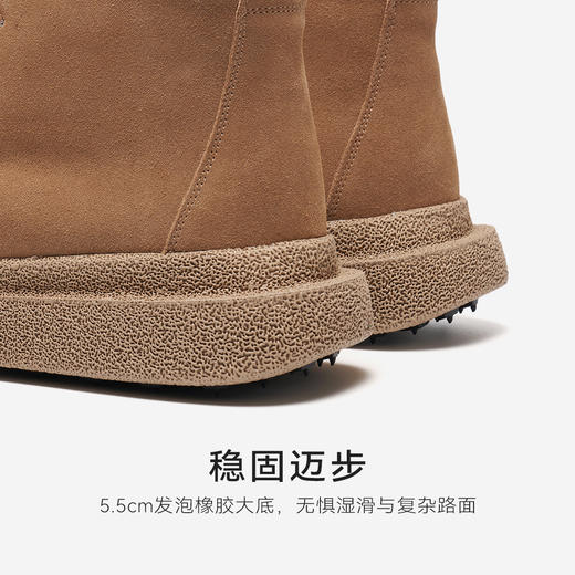 星期六男士复古百搭厚绒保暖雪地靴SSD412A551 商品图5