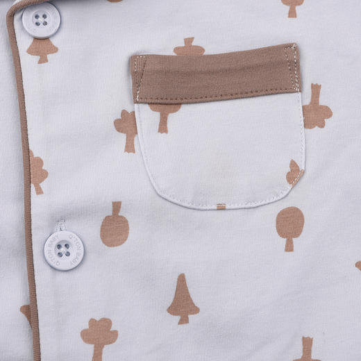 棉果果春季新品男宝大码中大童满印柔软舒适5A抗菌纯棉对开套装M111304226023 商品图2