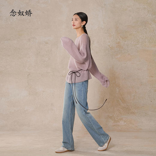 【商场同款】CNK5B75 “ 浪漫镂空衫 ” 打造慵懒氛围感穿搭 纱线自带精致细闪珠片，熠熠生辉 商品图1