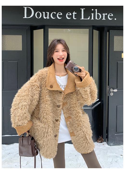 一件顶两件！【 LEOS VITI双面穿羊羔绒外套】毛绒切换两种时髦  闭眼入不亏 商品图7