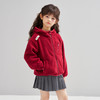笛莎Deesha 2026春季女童时尚休闲双面摇粒绒连帽外套 商品缩略图3