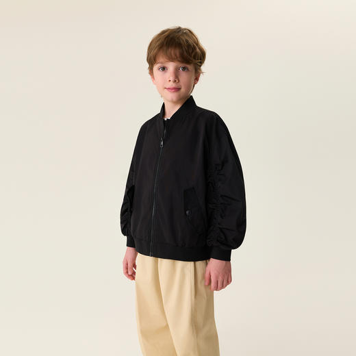 马克珍妮时尚松弛男女童棒球服外套2026年春装新款250087 商品图2