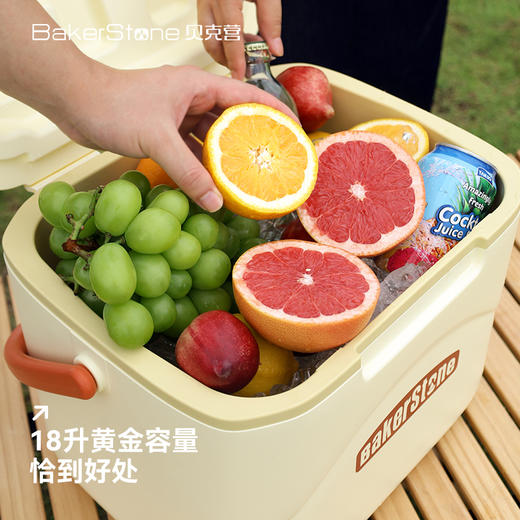 【BakerStone】贝克营米黄色便携保温箱 商品图7