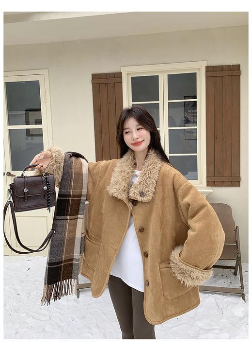 一件顶两件！【 LEOS VITI双面穿羊羔绒外套】毛绒切换两种时髦  闭眼入不亏 商品图6