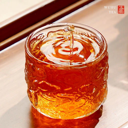 【春季茶礼】茶叶 暴富生财大红袍 乌龙茶 武夷岩茶 提篮 茶叶礼盒 茶饮 五虎 288g 商品图3