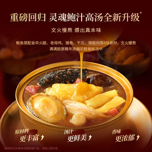 锋味派常温佛跳墙高档年货礼盒鲍鱼海参花胶高汤速食送礼长辈 锋味派常温佛跳墙礼盒258g*6份 商品图2