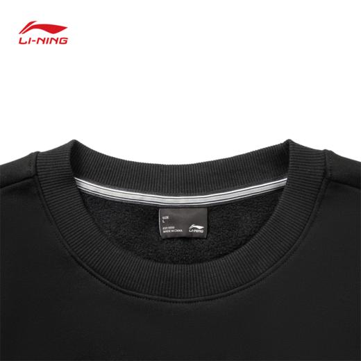 李宁男子加绒保暖套头卫衣AWDVA45 商品图5