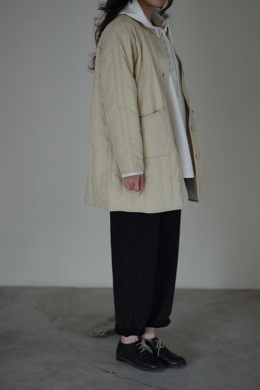 两色定制面料薄棉服 商品图3