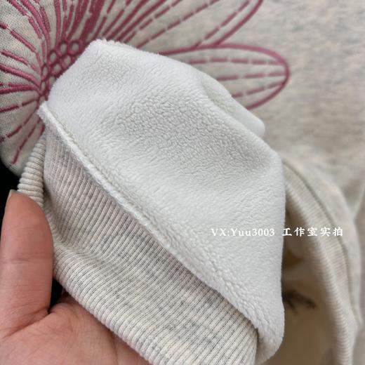 赵露思同款，韩代潮牌Mardi小雏菊加绒卫衣。 商品图5