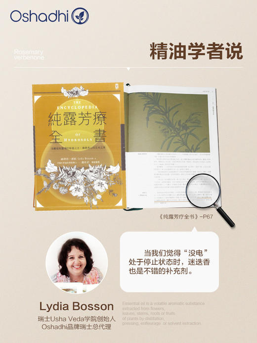Oshadhi德国O家 马鞭草酮迷迭香纯露   控油 花水爽肤水 商品图3