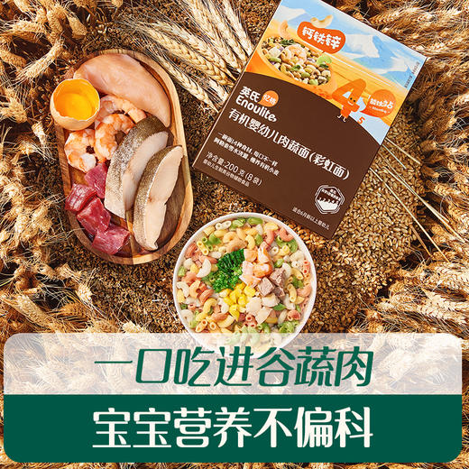 英氏有机婴幼儿面条200g 阿勒泰雪域有机小麦 商品图1