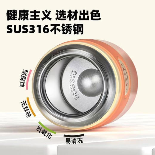 大嘴猴吸管直饮保温杯PF129-450 商品图4