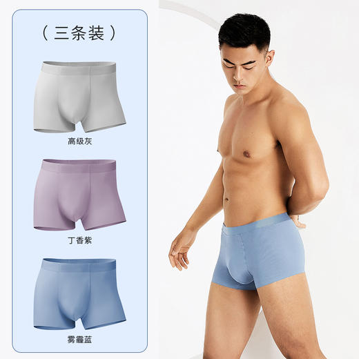 我的花匠丨云享80S莫代尔男士内裤3条组合装 商品图1