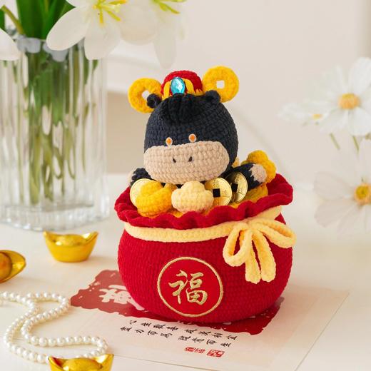 苏苏姐家聚宝盆收纳盒手工diy编织钩针云小朵毛线团自制小物材料包 商品图1