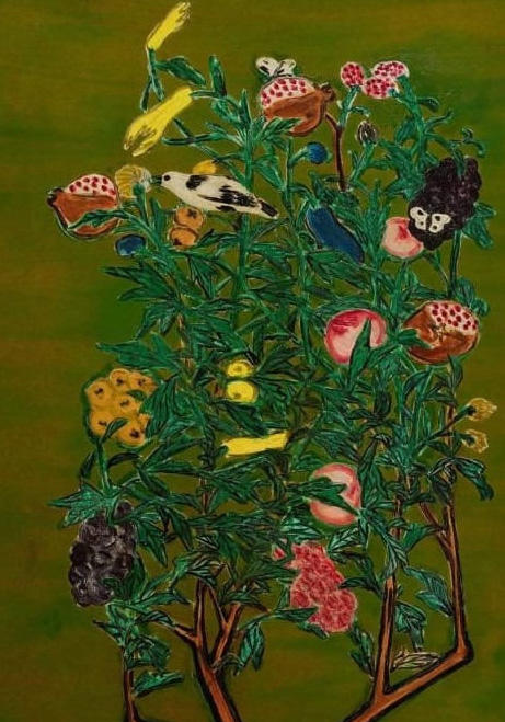 独角鹿西洋古董2018年中国台湾耿画廊授权制作出品著名旅法艺术家常玉签名创作限量版画作品《含华吐瑞》 商品图3