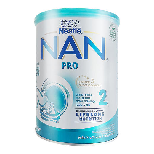 [丹麦/瑞典]雀巢超级能恩罐装2段800克. Nestle NAN Pro2 Tin 800g 商品图0