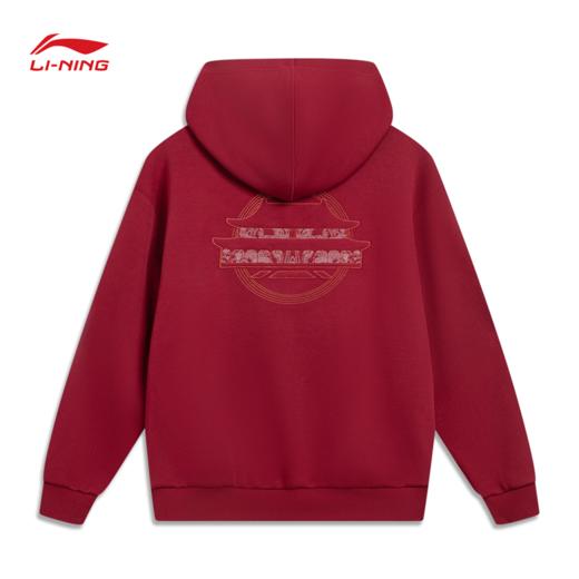 李宁中国文化系列故宫联名男子套头连帽卫衣AWDW115 商品图4