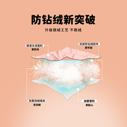 贝贝怡童装儿童羽绒裤冬装2025新款保暖加厚长裤男童女童休闲裤子ZB4DK004 商品图8