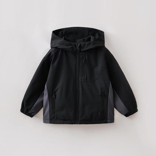 马克珍妮时尚运动风男童防风软壳外套儿童夹克2026春装新款560039 商品图3