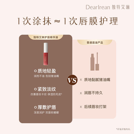 【可程推荐】Dear lrean独特艾琳护唇精华油9.5ml （星吻花语/橘雾呢喃）【7天预售】【YW】 商品图9