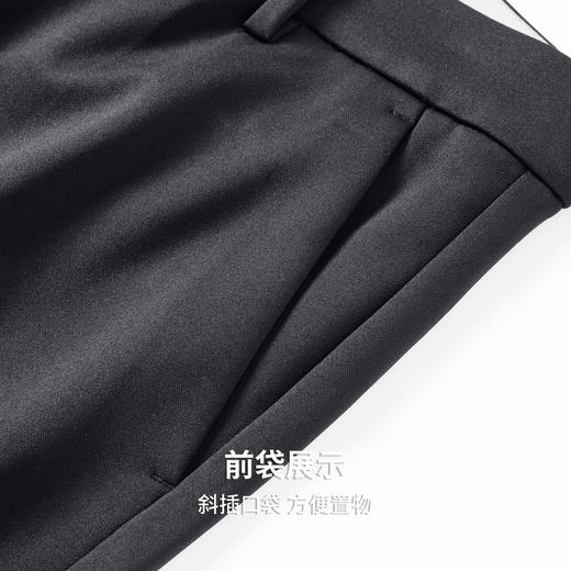 【易打理】圣得西2025年男士冬季仿毛西裤垂顺有型商务搭休闲裤 商品图7