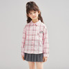 笛莎Deesha 2026春季女童时尚休闲格纹宽松长袖衬衫 商品缩略图0