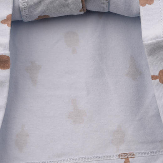 棉果果春季新品男宝大码中大童满印柔软舒适5A抗菌纯棉对开套装M111304226023 商品图4