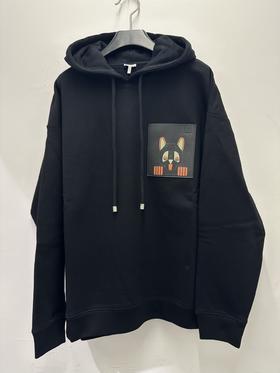 中性款联名猫咪连帽卫衣he014